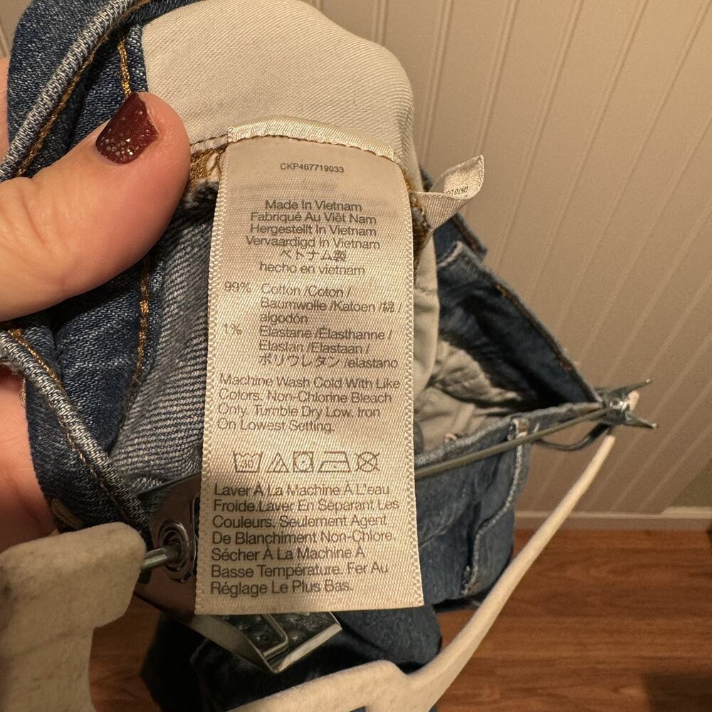Madewell Perfect Vintage Wide Leg Jeans Size 32 - Picture 7 of 7